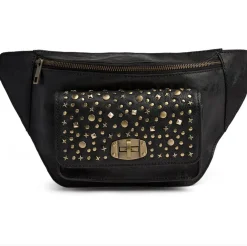 VIAMAJA Bæltetasker<Bumbag med nitter - Black