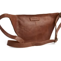 VIAMAJA Bæltetasker|Restparti<Bumbag med nitter - Cognac