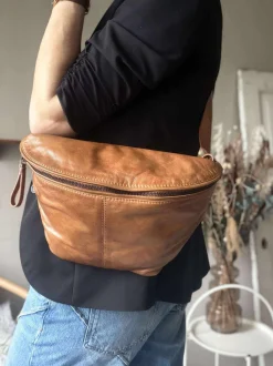 VIAMAJA Bæltetasker|Læder Tasker<Bumbag Olivia Cognac