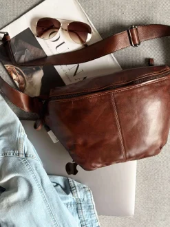 VIAMAJA Bæltetasker|Læder Tasker<Bumbag Olivia Dark Cognac