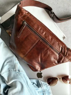 VIAMAJA Bæltetasker|Læder Tasker<Bumbag Olivia Dark Cognac