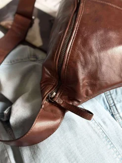 VIAMAJA Bæltetasker|Læder Tasker<Bumbag Olivia Dark Cognac
