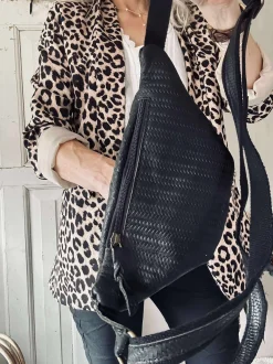 VIAMAJA Bæltetasker<Bumbag Tasha - Sort flet