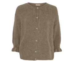 VIAMAJA Cardigans<Cardigan Juliana - Fango