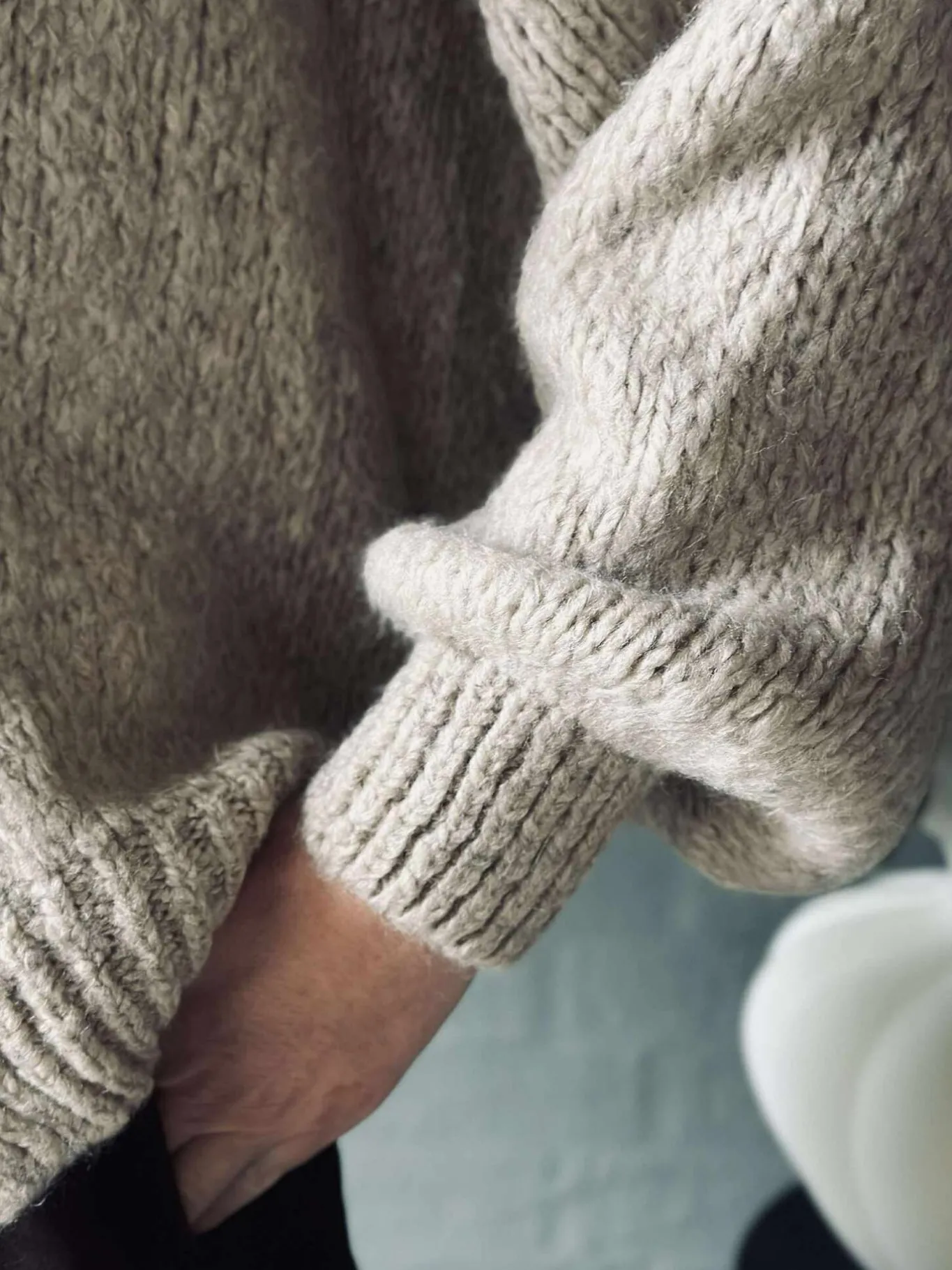 VIAMAJA Cardigans<Cardigan med sløjfer - Beige