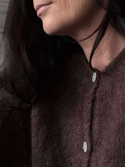 VIAMAJA Cardigans<Cardigan Mohair - Chocolate
