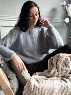 VIAMAJA Cardigans<Cardigan Mohair - Grå