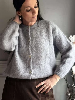 VIAMAJA Cardigans<Cardigan Mohair - Grå