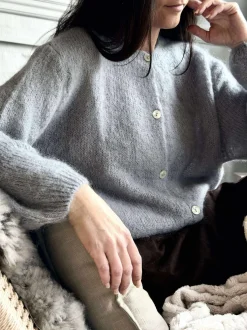 VIAMAJA Cardigans<Cardigan Mohair - Grå