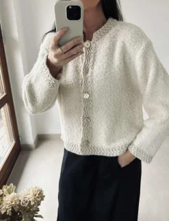 VIAMAJA Cardigans<Cardigan Nola - White
