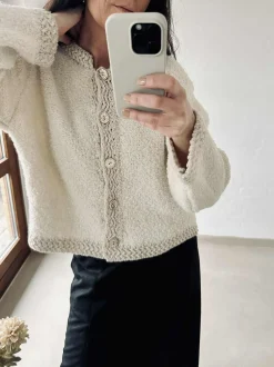 VIAMAJA Cardigans<Cardigan Nola - White