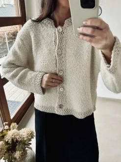 VIAMAJA Cardigans<Cardigan Nola - White