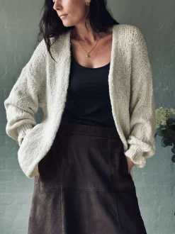 VIAMAJA Cardigans<Cardigan Oversize - Off white