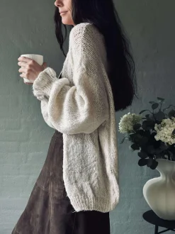 VIAMAJA Cardigans<Cardigan Oversize - Off white