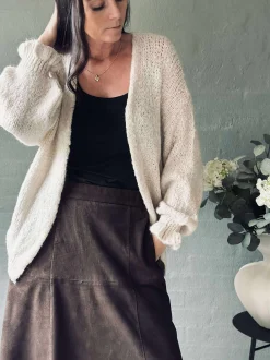 VIAMAJA Cardigans<Cardigan Oversize - Off white