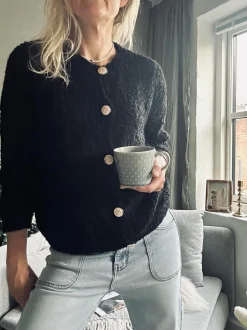 VIAMAJA Cardigans<Cardigan Rosalie Black