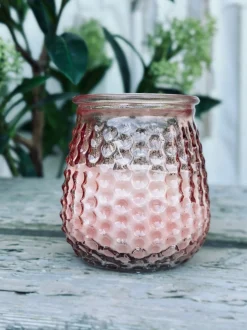 VIAMAJA Stearinlys|Stearinlys<Citronella lys - Mix i farvet glas