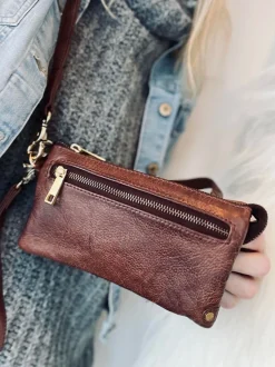 VIAMAJA Clutch|Cross Body<Clutch / skindtaske - Brandy