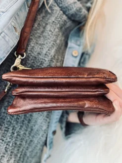 VIAMAJA Clutch|Cross Body<Clutch / skindtaske - Brandy