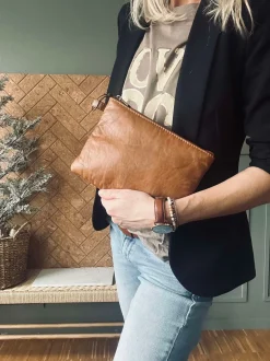 VIAMAJA Clutch|Håndtasker<Clutch Alba - Cognac