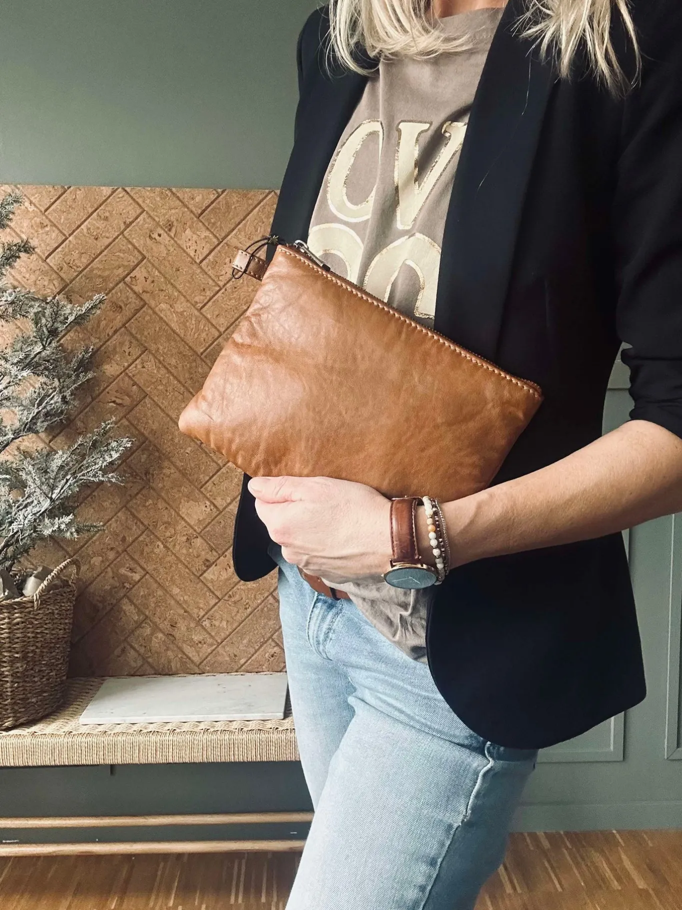 VIAMAJA Clutch|Håndtasker<Clutch Alba - Cognac