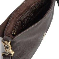 VIAMAJA Clutch<Clutch Aura - Dark mocca