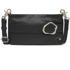 VIAMAJA Clutch<Clutch Berlin - Black leather