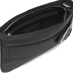 VIAMAJA Clutch<Clutch Berlin - Black leather
