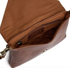 VIAMAJA Clutch|Cross Body<Clutch croco i skind - Cognac