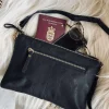 VIAMAJA Clutch<Clutch i sort skind