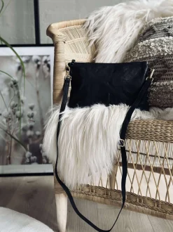 VIAMAJA Clutch<Clutch i sort skind