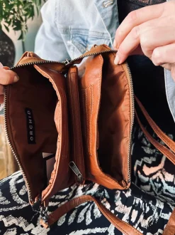 VIAMAJA Clutch<Clutch Jelva Cognac