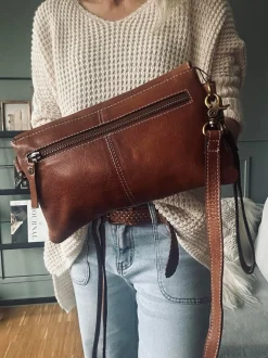 VIAMAJA Clutch<Clutch Jodi - Walnut