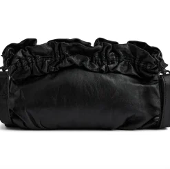 VIAMAJA Clutch<Clutch med flæser Nero