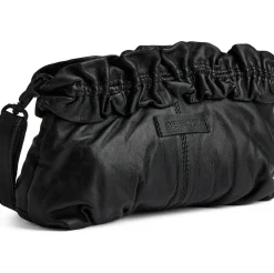 VIAMAJA Clutch<Clutch med flæser Nero