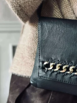 VIAMAJA Clutch|Restparti<Clutch med guldkæde - Small