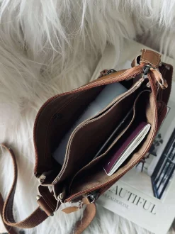 VIAMAJA Clutch|Restparti<Clutch Mille cognac