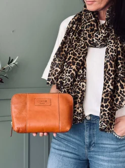 VIAMAJA Clutch|Toilettasker<Clutch Minna Cognac