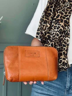 VIAMAJA Clutch|Toilettasker<Clutch Minna Cognac