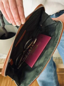 VIAMAJA Clutch|Toilettasker<Clutch Minna Cognac