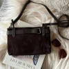VIAMAJA Clutch<Clutch ruskind - Chocolate