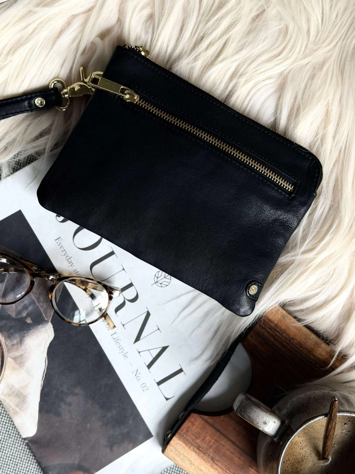 VIAMAJA Clutch|Cross Body<Clutch Selma- Black / gold