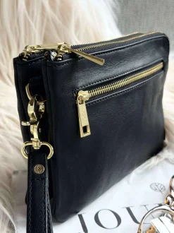 VIAMAJA Clutch|Cross Body<Clutch Selma- Black / gold