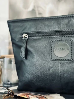 VIAMAJA Clutch|Toilettasker<Clutch SOFT LEATHER – Black