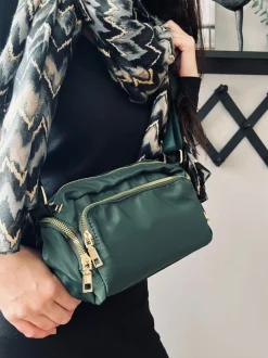 VIAMAJA Cross Body<Crossbody - Kaki Nylon
