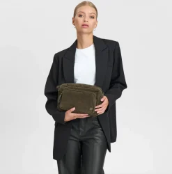 VIAMAJA Cross Body<Crossbody Army fløjl