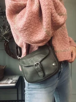 VIAMAJA Cross Body|Læder Tasker<Crossbody Aura Army