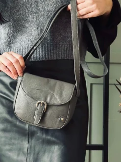 VIAMAJA Cross Body|Læder Tasker<Crossbody Aura Grey