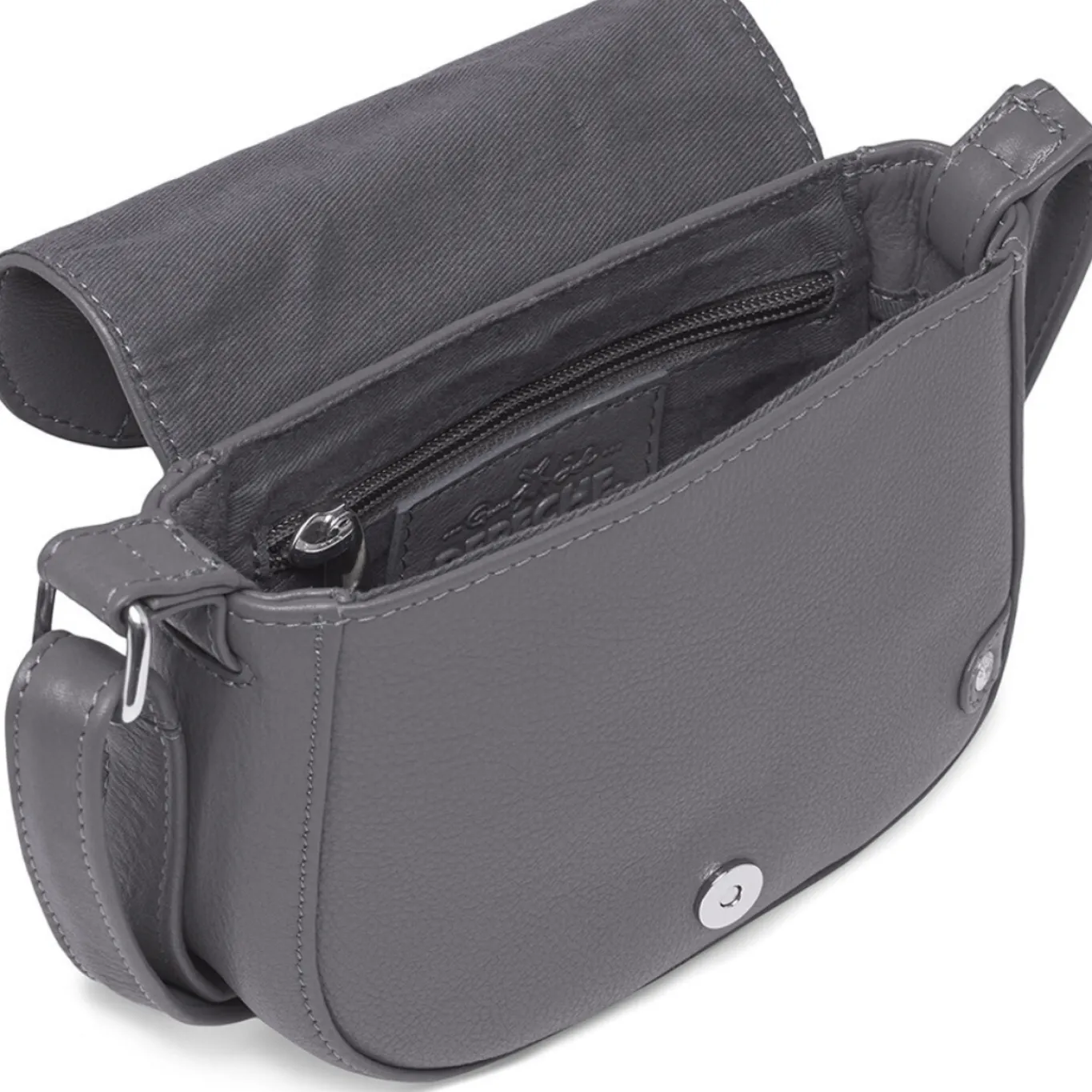 VIAMAJA Cross Body|Læder Tasker<Crossbody Aura Grey