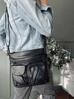 VIAMAJA Cross Body|Læder Tasker<Crossbody Black – Ultra blød